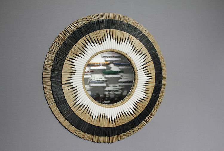 Hasırlı Duvar Aynası