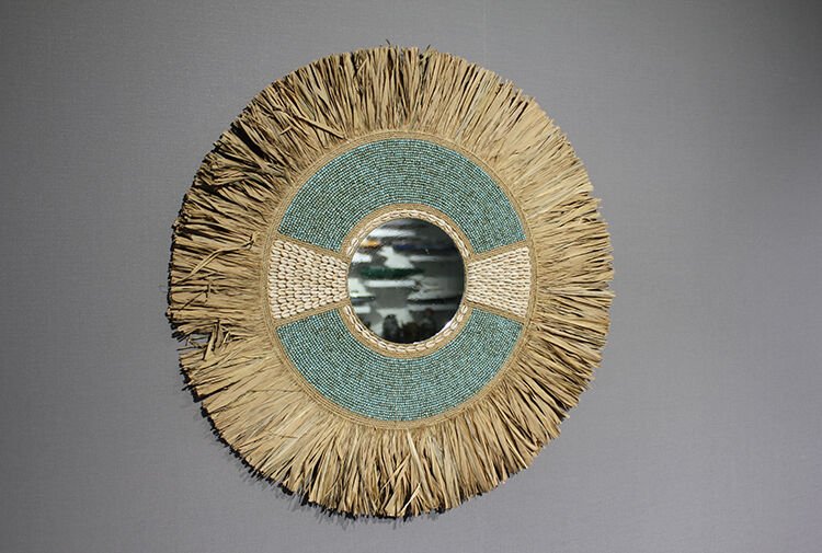 Hasırlı Duvar Aynası