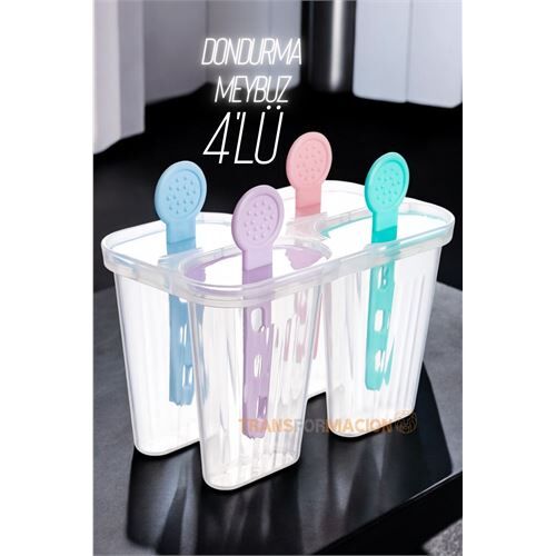 4 lü Dondurma Kalıbı Meybuz Kalıbı