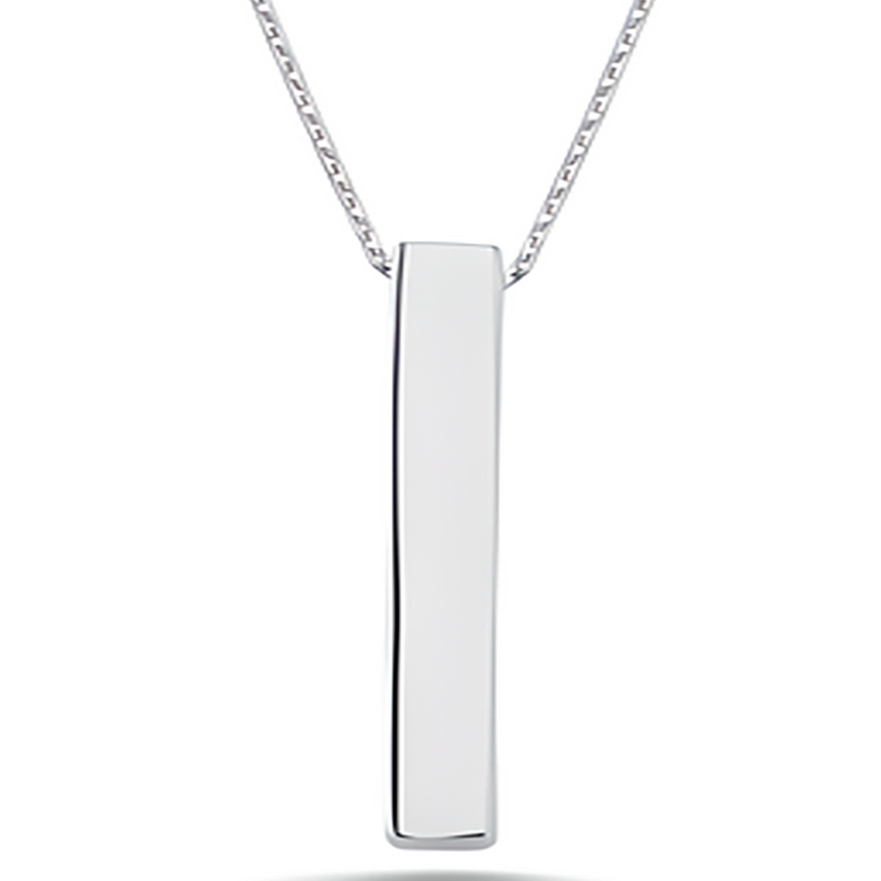 Gümüş Erkek Çubuk Kolye