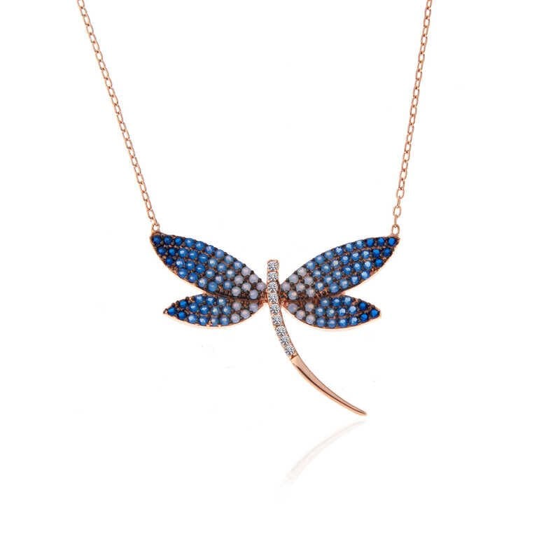 Gümüş Rose Yusufçuk Kadın Kolye