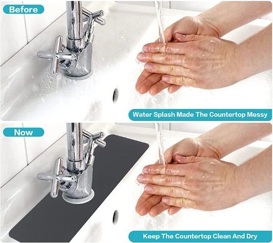 Su Emici Sihirli Lavabo Kenar Matı 38x13cm