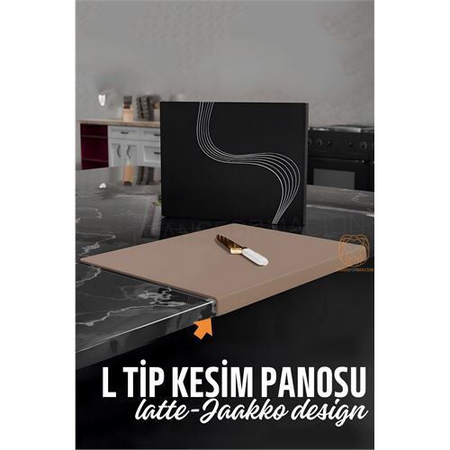 Köşeli Kesim Panosu LATTE Kesim Tahtası Jaakko Design