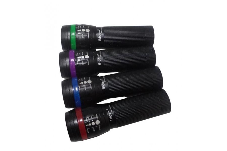 Şeritli Zoomlu Fener Dağcı Kamp Outdoor Fener Lamba