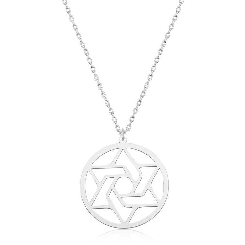 925 Ayar Gümüş Çember Kadın Gümüş Kolye