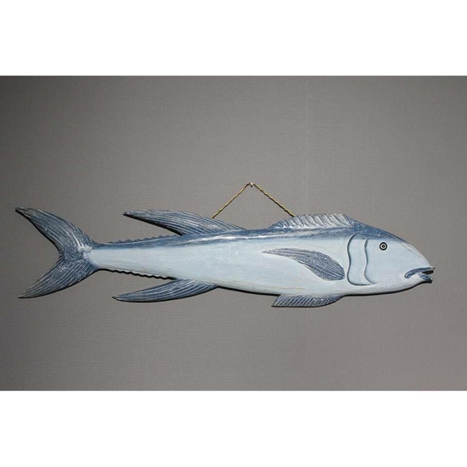 Ahşap Duvara Asmalı Balık Pano