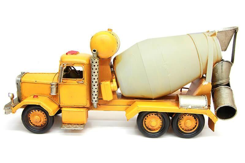 Dekoratif Metal Beton Mikseri Biblo Dekoratif Hediyelik