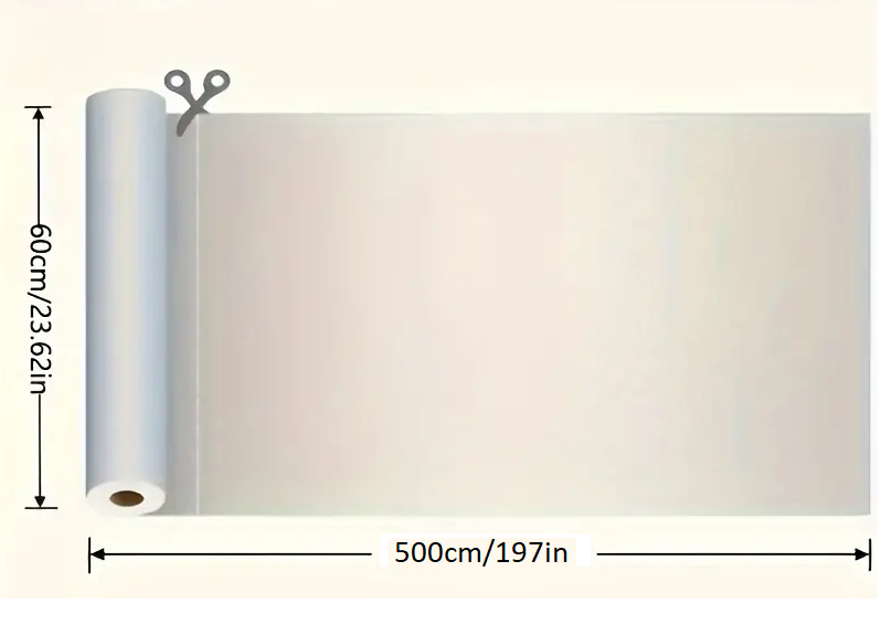 UV Engelleyici Buzlu Cam Filmi 5 Metre X 60 Cm