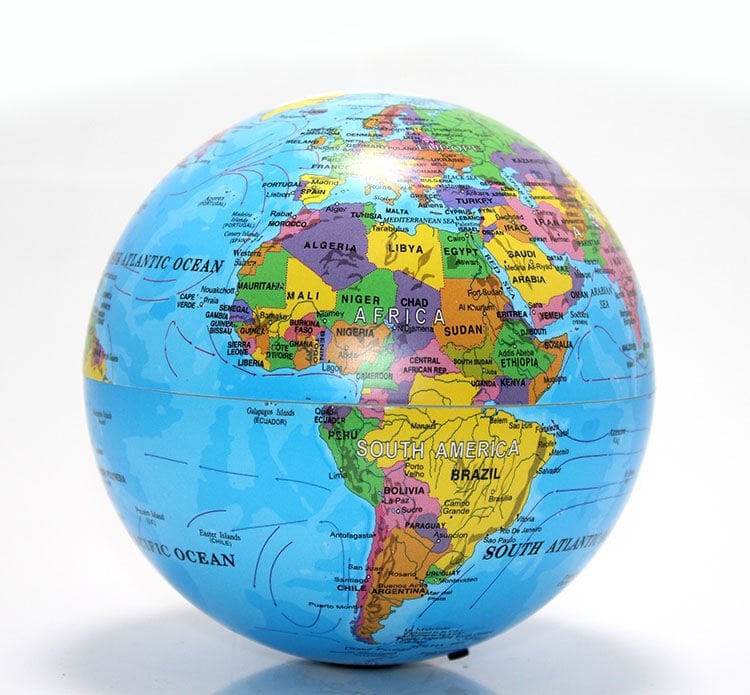 Masa Üstü Dönen Dünya Küre