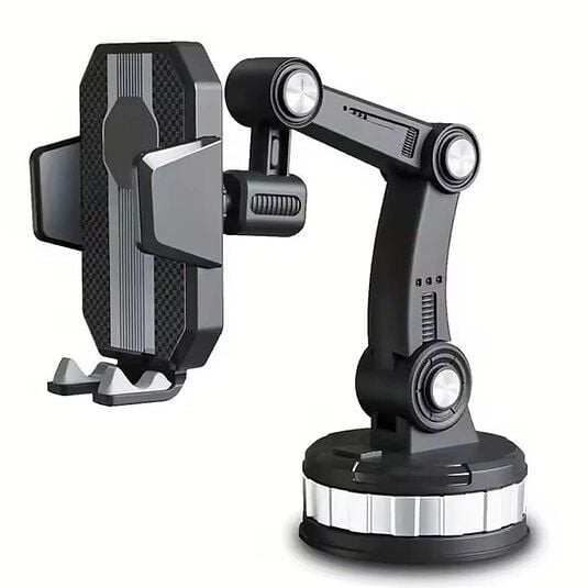 360° Döner Başlıklı Vakumlu Ayarlanabilir Araç İçi Telefon Tutucu