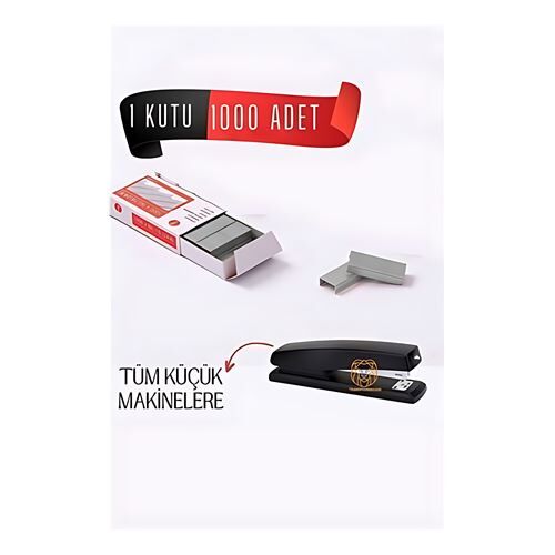 1 Kutu 1.000 Adet Küçük Zımba Teli