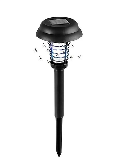 Solar Güneş Enerjili Bahçe Aydınlatma Sivri Sinek Öldürü Böcek Savar