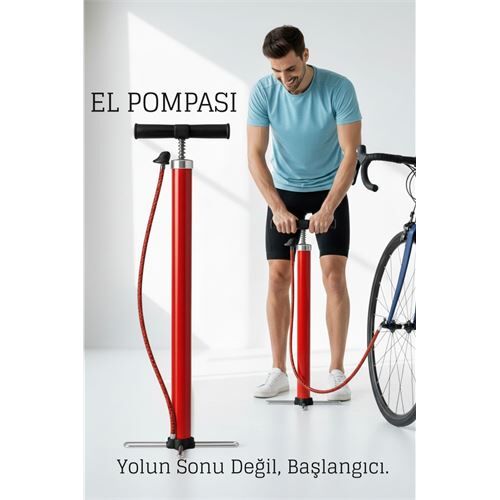 El Pompası Bisiklet Scooter Motosiklet Lastik Şişirici Profesyonel Şişirme