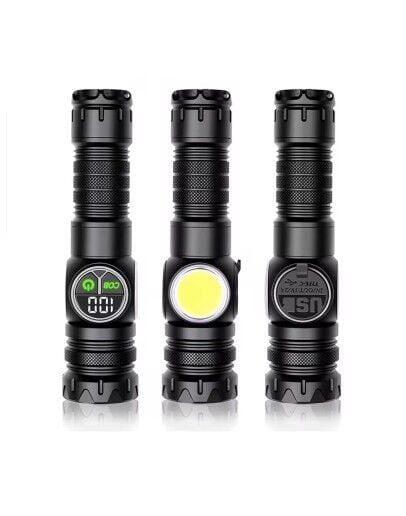 9 MOD ŞARJLI KAMP LAMBASI EL FENERİ