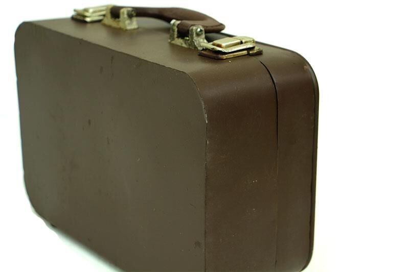 Dekoratif Metal Radyo Bavul Vintage Dekoratif Hediyelik