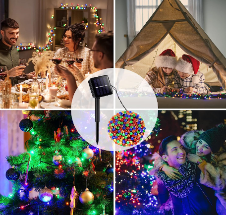 11m 100 Led RGB SOLAR