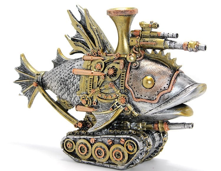 Polyester Tasarım Balık Figürü