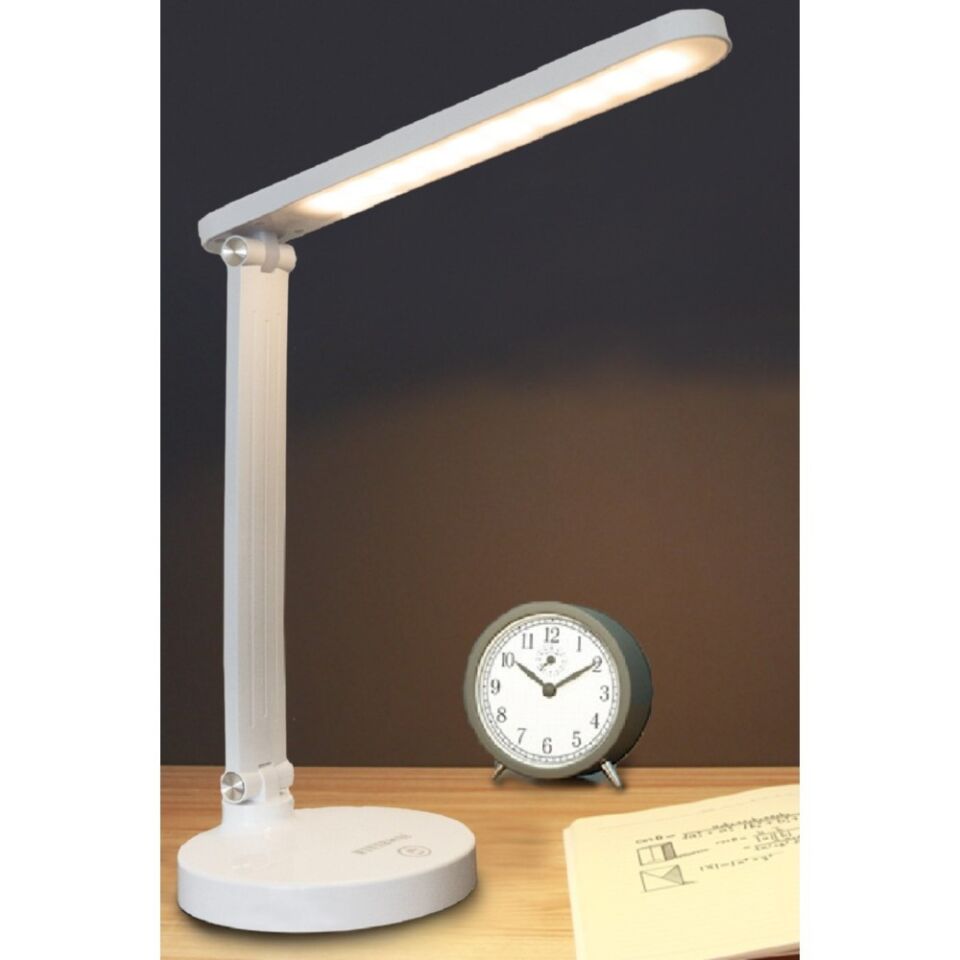 Şarjlı 40 Led Çalışma Okuma Işığı Kademeli Masa Lambası