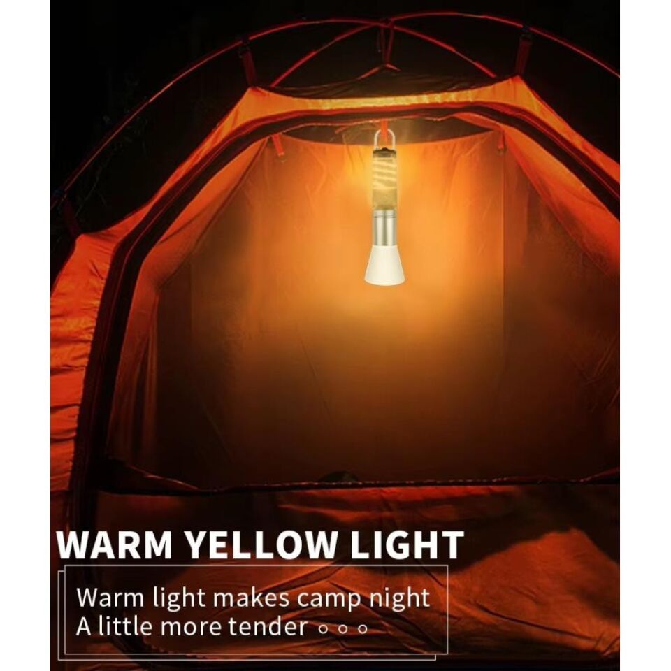 10W Zoomlu Led Powerbank Özellikli Şarjlı Kamp El Feneri