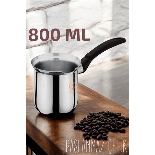 Paslanmaz Çelik Cezve 800 ml