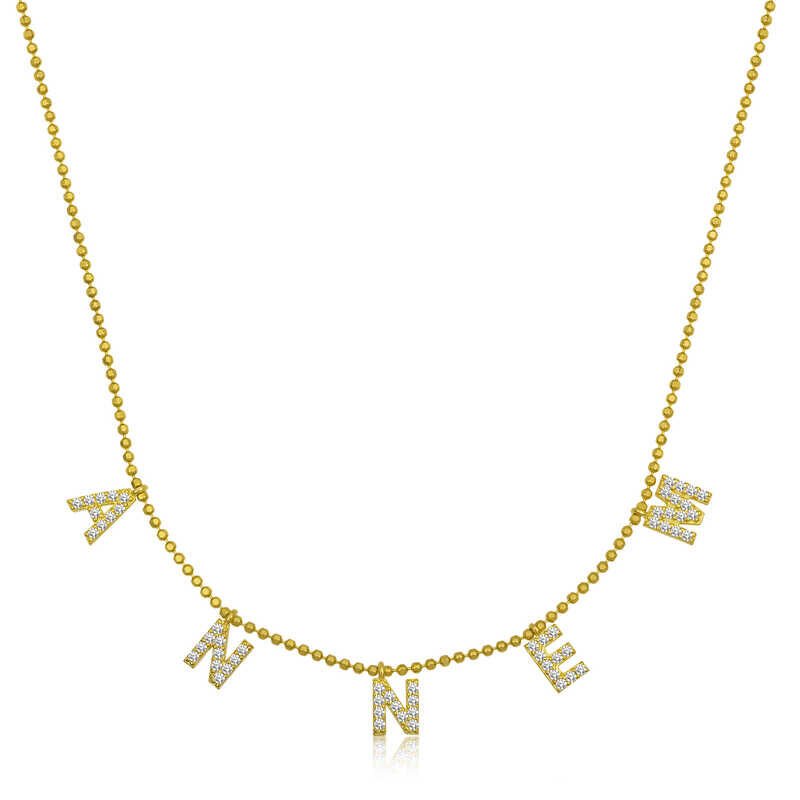 ​925 Ayar Gümüş Annem Yazılı Bayan Gümüş Kolye