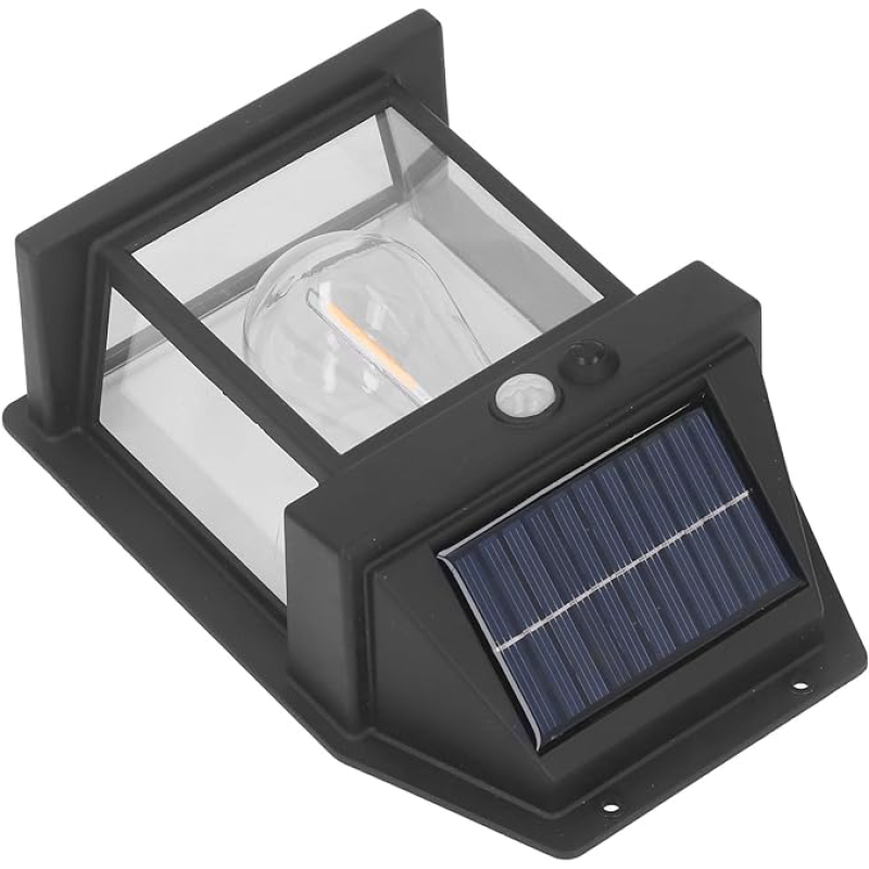 Güneş Enerjili Bahçe Aydınlatması Aplik Dekor Solar Ve Sensörlü Bahçe Balkon ve Garaj Lambası