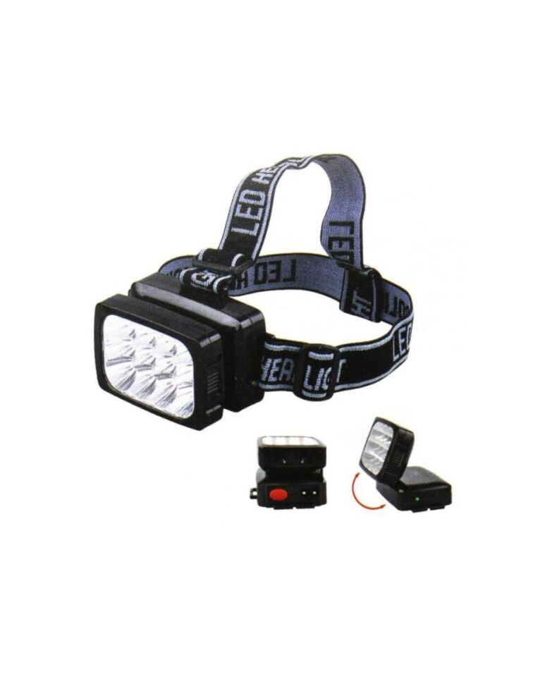 12 Ledli Güçlü Şarjlı Kafa Lambası