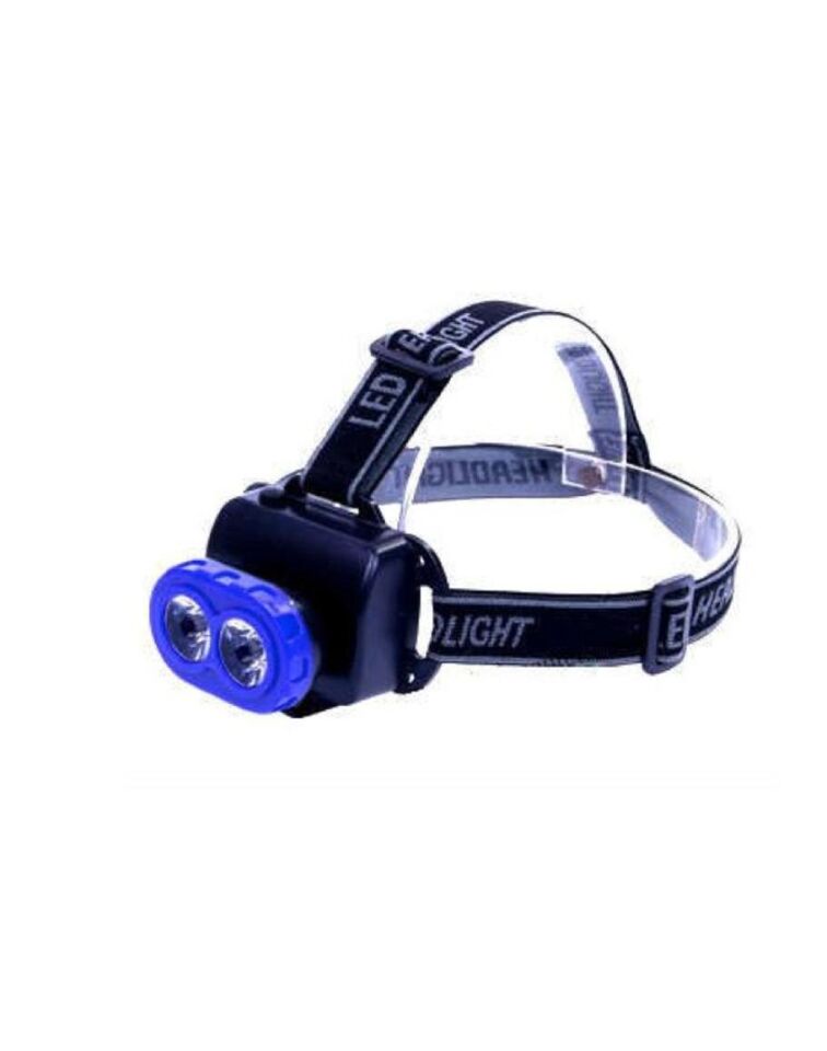 Çift Başlı Pilli Kafa Lambası Feneri