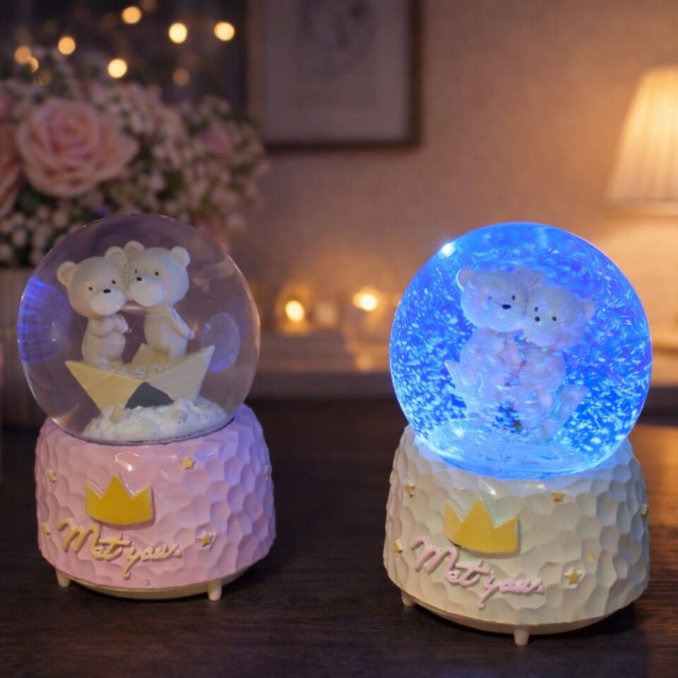 Sevimli Ayıcık Büyük Kar Küresi