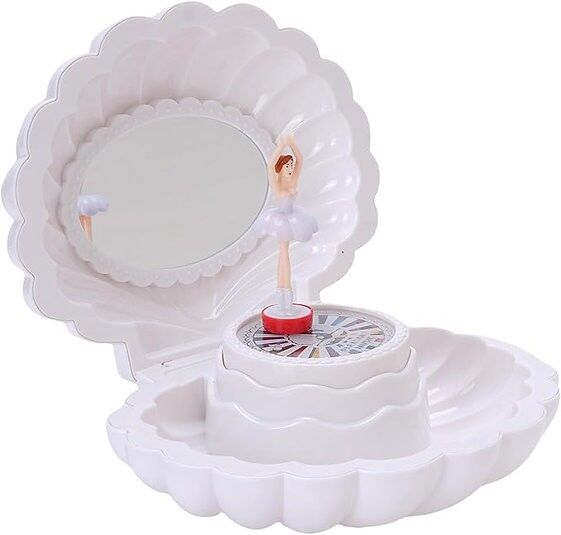 Dans Eden Balerinli İstiridye Müzik ve Takı Kutusu N-38