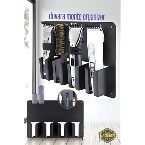 Berber Kuaför Tıraş Makinesi Organizeri - Tıraş Makine Fırça Tutucu