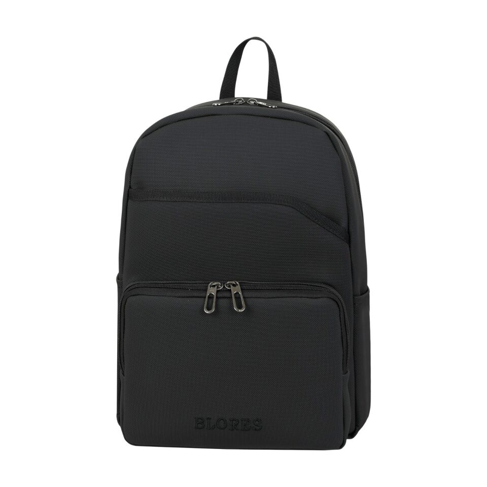 BİRİNCİ KALİTE SUNİ DERİ ŞIK TASARIM LAPTOP BÖLMELİ SIRT ÇANTASI SİYAH