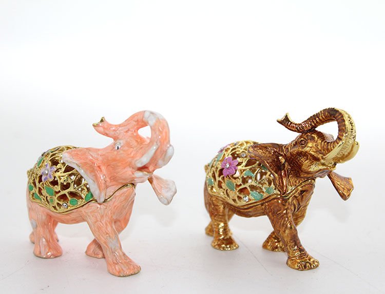 Taşlı Tekli Fil Figürü