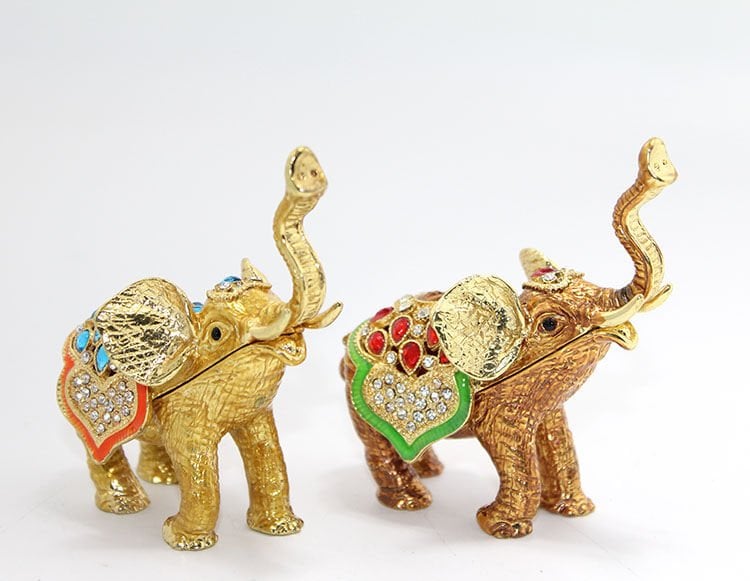 Taşlı Tekli Fil Figürü