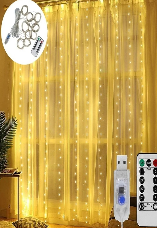 3x3 perde led kumandalı