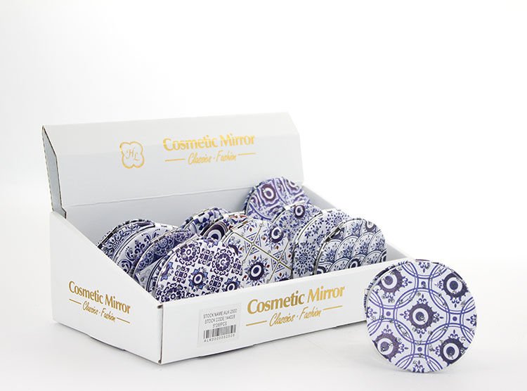 Taşlı Nazar Boncuklu El Aynası İnce