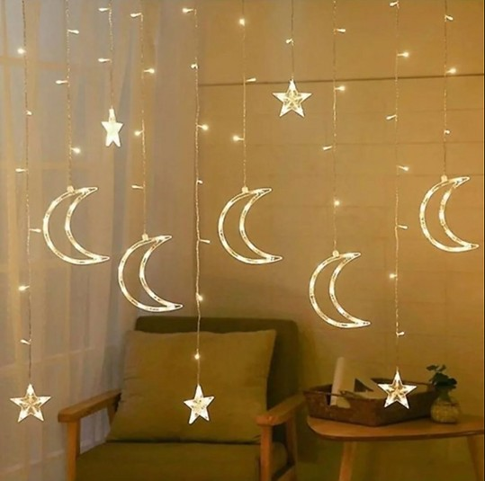 Ay Yıldızlı Saçak Led