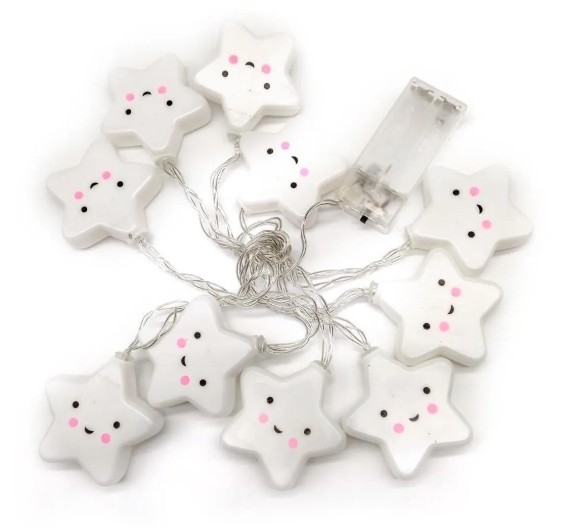 Yıldız Şeklinde Pilli Led