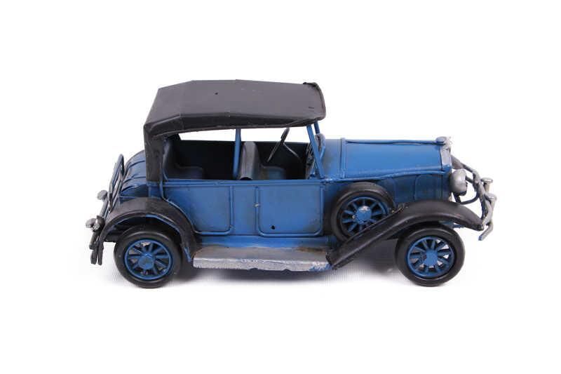 Dekoratif Metal Araba Vintage Biblo Hediyelik