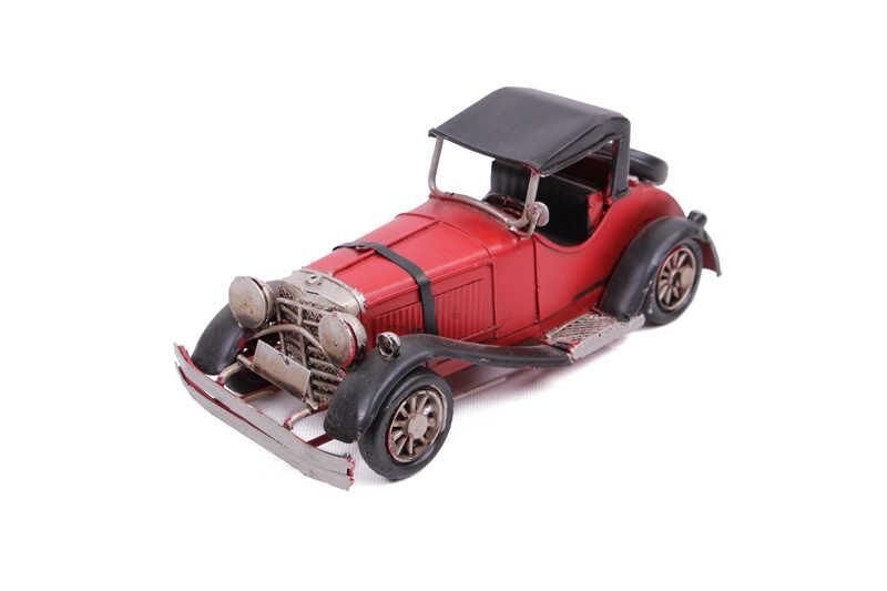 Dekoratif Metal Araba Vintage Ev Ofis Hediyelik