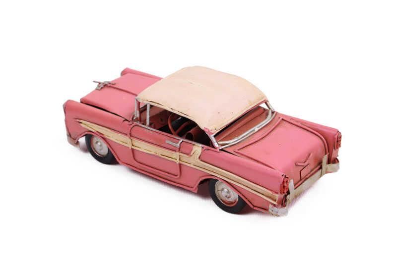 Dekoratif Metal Araba Vintage Biblo Ev Ofis Hediyelik