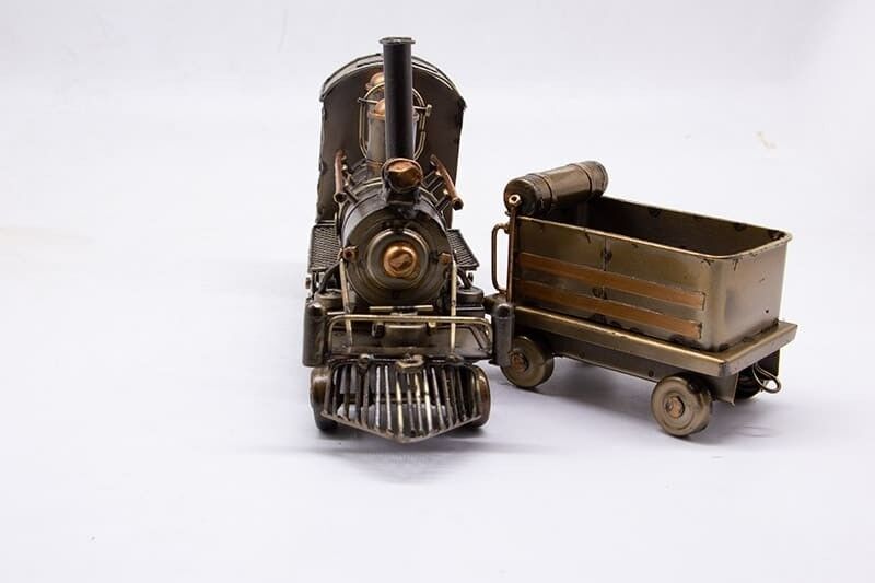 Dekoratif Metal Lokomotif