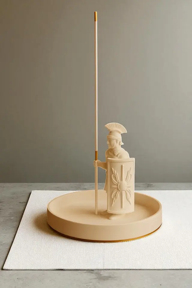 Roma Figür Tütsü Beyaz