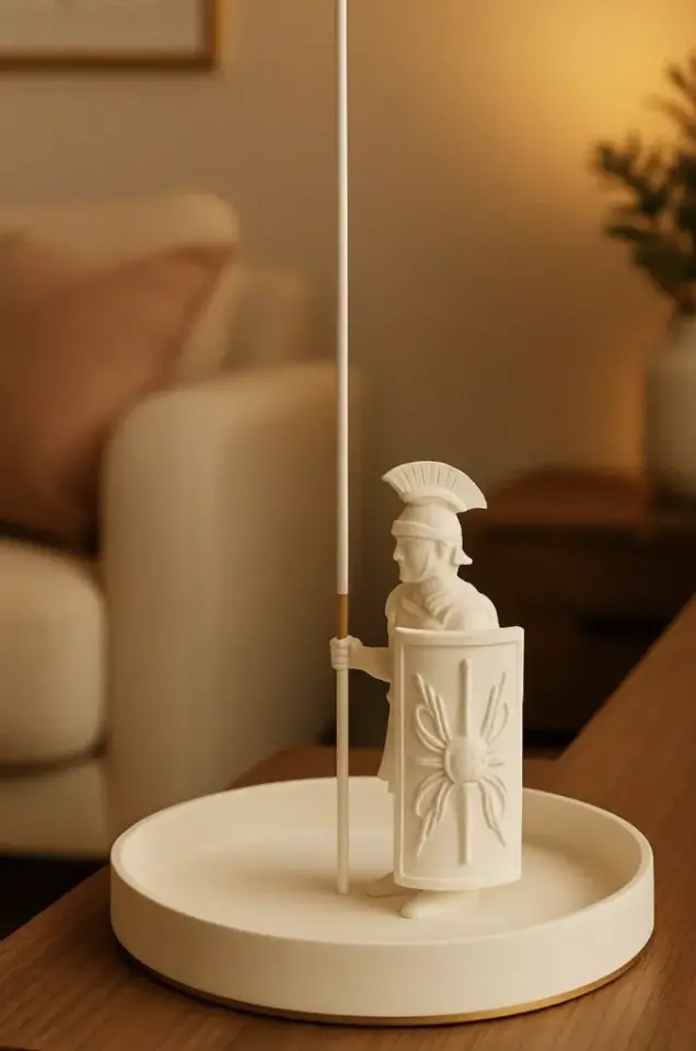 Roma Figür Tütsü Beyaz