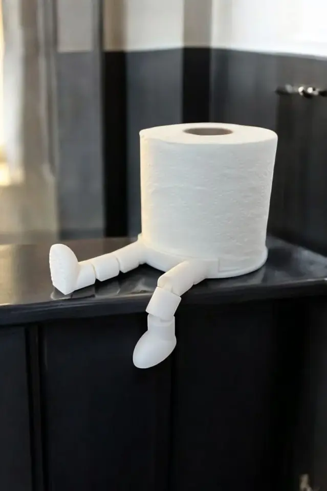 Tuvalet Kağıdı Tutucu Sallanan Ayak