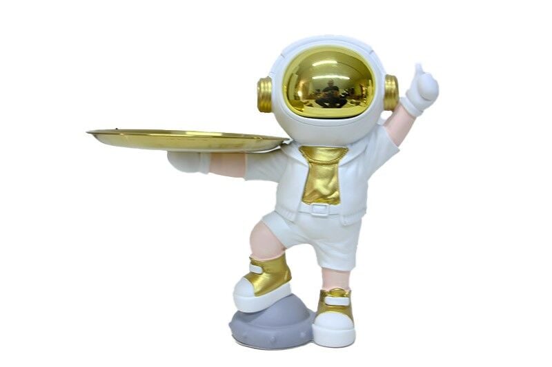 Astronot Servis Tabaklı Biblo