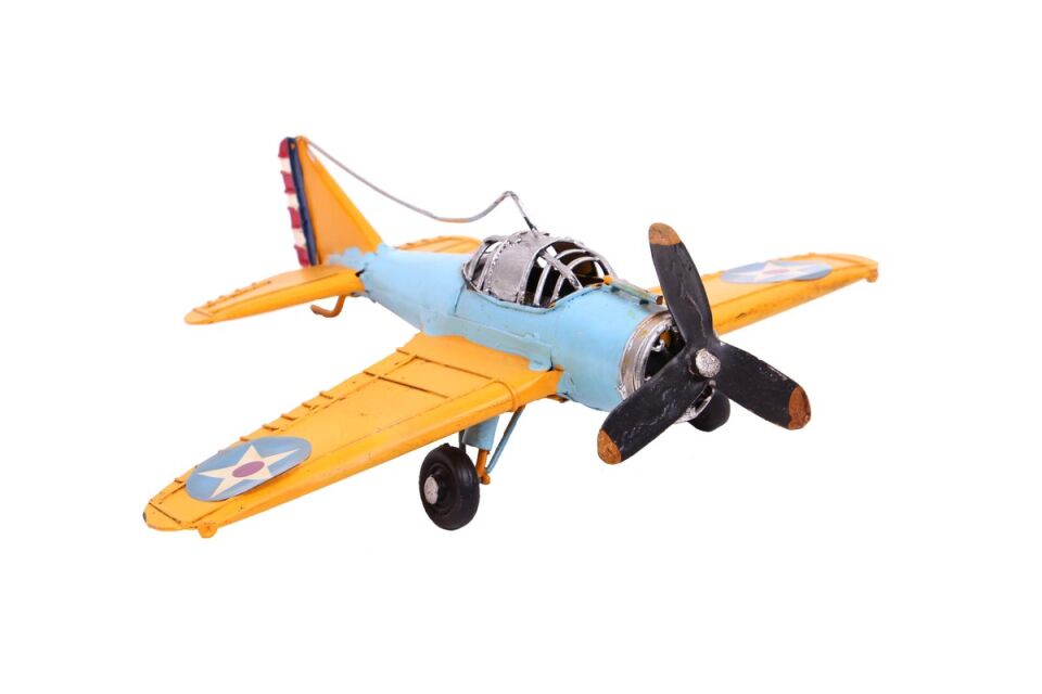 Dekoratif Metal Uçak