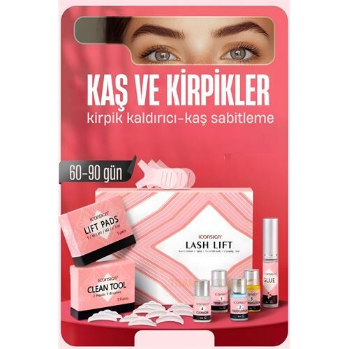 Lifting Seti - Kirpik Perması Kirpik Kaldırma Seti - Kaş Sabitleyici Multi Kullanım