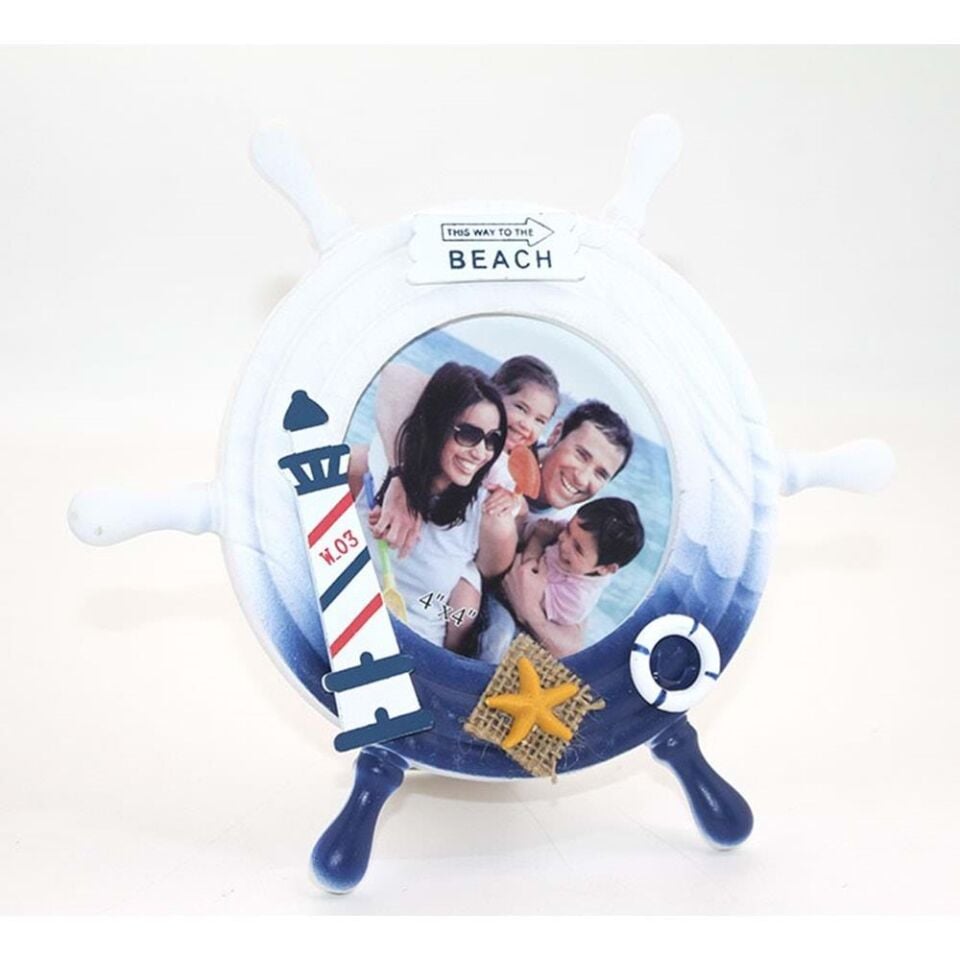 Ahşap Marin Dümenli Çerceve