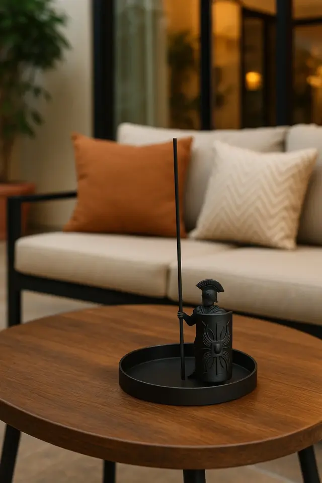 Roma Figür Tütsü Siyah